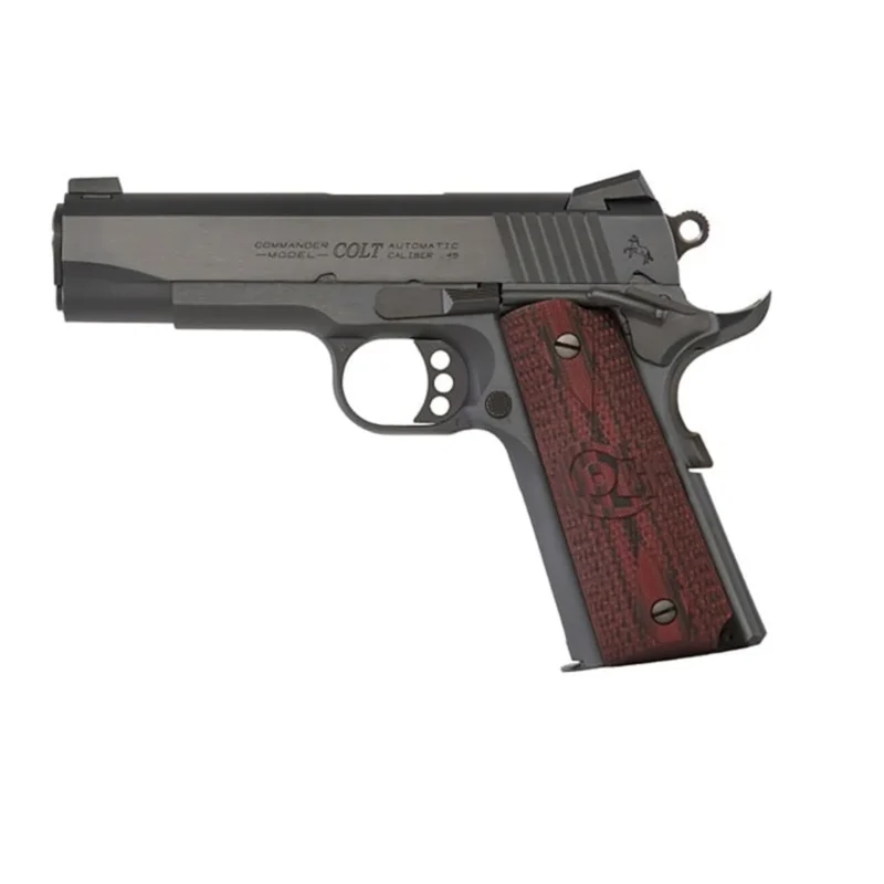 Combat Commander 45 ACP 4.25" BBL (1)8RD Mag Blued/Wood